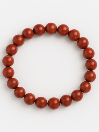 Red Jasper Beaded Bracelet