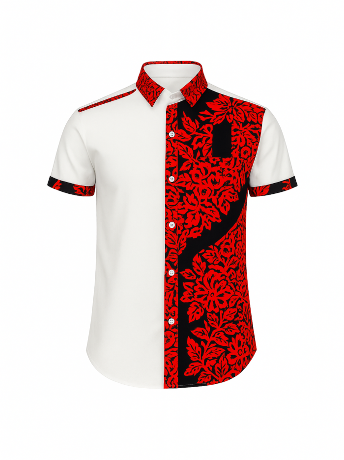 men shirt 4 African Print shirt