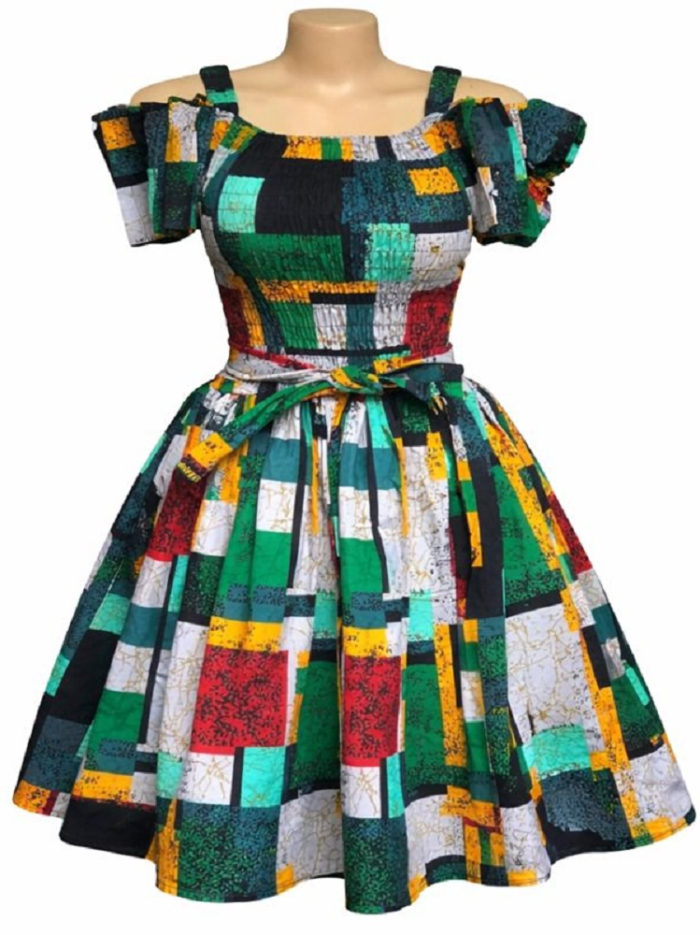 Smocked Skater Dress