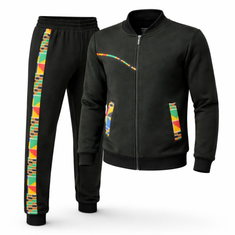 Wholesale African Print Tracksuit Set – Premium Heritage Streetwear for Bulk Buyers-10