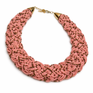 Handcrafted African Beaded Statement Necklace