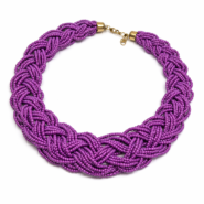 Handcrafted African Beaded Statement Necklace (4)