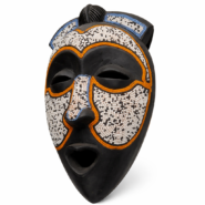 Handcrafted Beaded African Tribal Mask