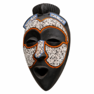 Handcrafted Beaded African Tribal Mask (2)