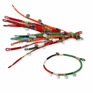 Heritage Charm Beaded Anklet