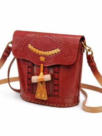 Maasai Trail Leather Sling Bag