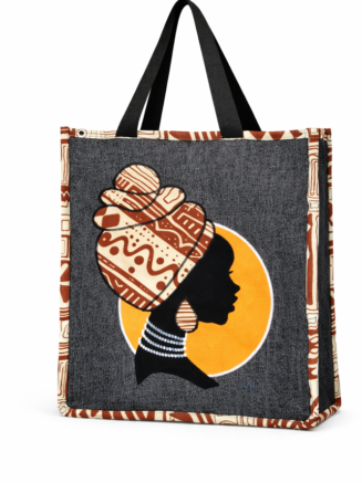 Mama Africa Sun Halo Headwrap Tote Bags
