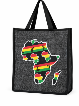 Pride of Africa Map Tote Bags
