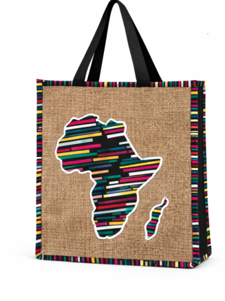 Pride of Africa Map Tote Bags