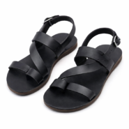 Safari Petal Leather Sandal1