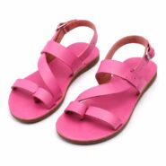 Safari Petal Leather Sandals