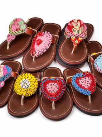 Wholesale African Beaded Toe-Ring Sandals Collection