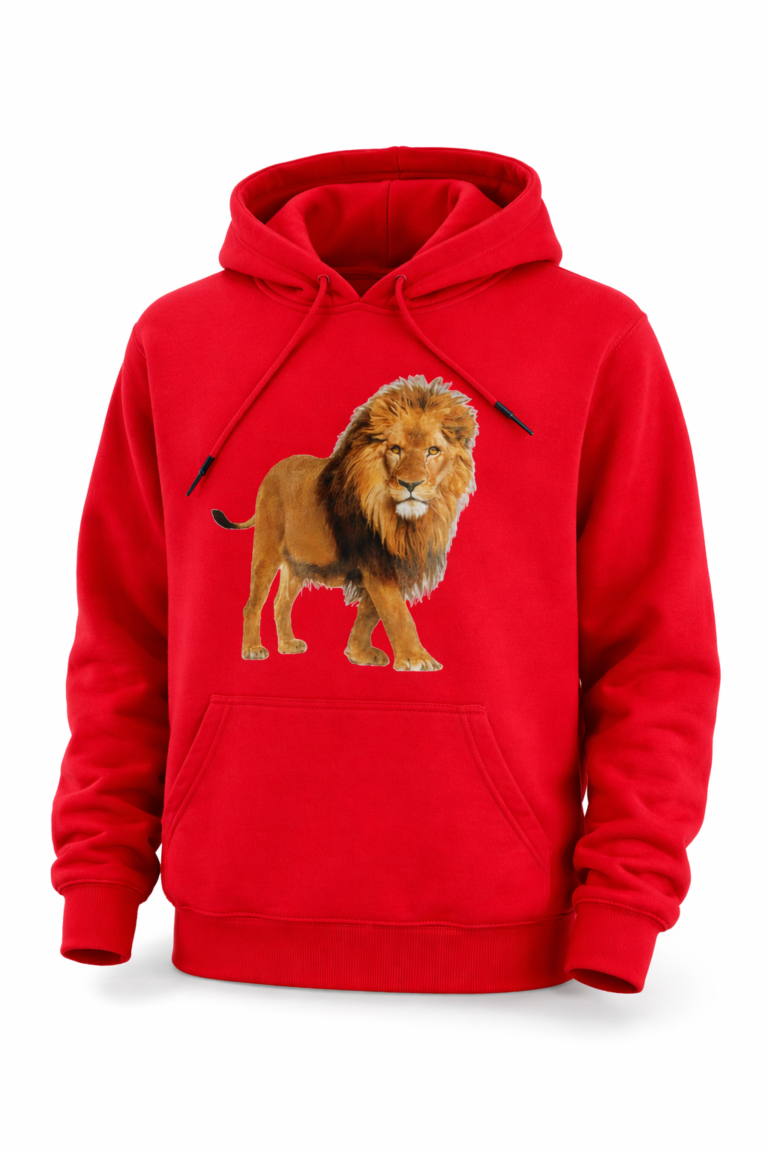 Wholesale African Lion Graphic Hoodie – MOQ 10pcs