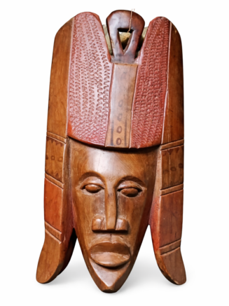 Wholesale Hand-Carved African Royal Headdress Mask