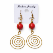 Wholesale-Handcrafted-Gold-Spiral-Drop-Earrings-with-Red-Bead-Accent.webp