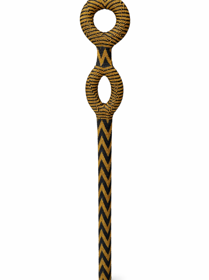 Wholesale Kenyan Flag Beaded Double Loop Walking Stick (2) Wholesale Kenyan Flag Beaded Double Loop Walking Stick (2)