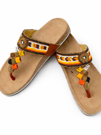 Wholesale Multicolor Maasai Beaded Comfort Sandals