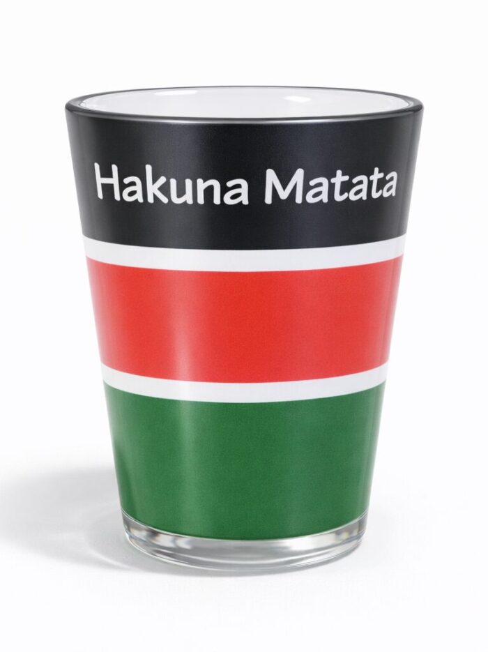 Hakuna Matata Kenya Flag Souvenir Shot Glass