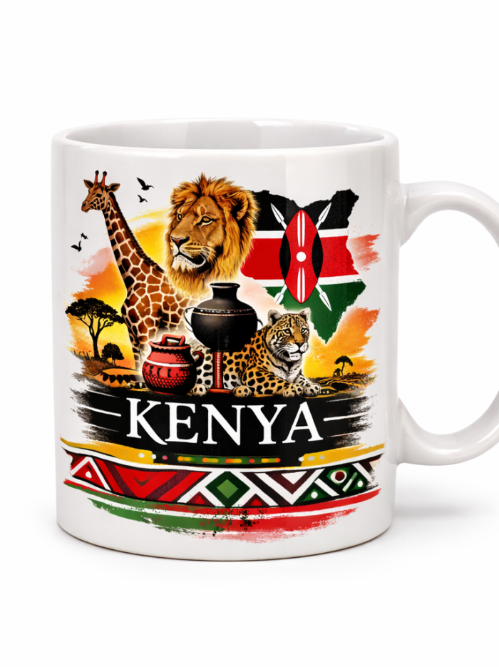 Kenya Safari Wildlife Mug