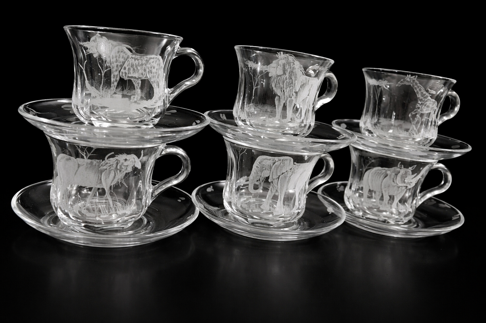 Tea Cup & Saucer Set African Safari Gift -Tea Cup & Saucer Set