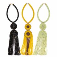Wholesale Maasai Beaded Fringe Statement Necklaces