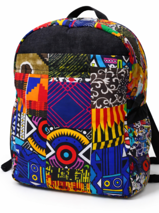 African Patchwork Backpack