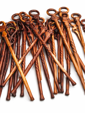 Wholesale Hand-Carved African Wooden Walking Sticks