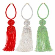 Wholesale Handmade Maasai Beaded Fringe Statement Necklaces for Boutiques