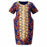 Wholesale Regal Heritage Ankara Midi Dress