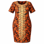 Wholesale Regal Heritage Ankara Midi Dress2